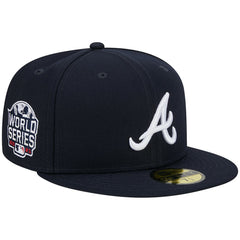 Atlanta Braves 2021 World Series Team Color 59FIFTY Fitted Hat Navy | New Era