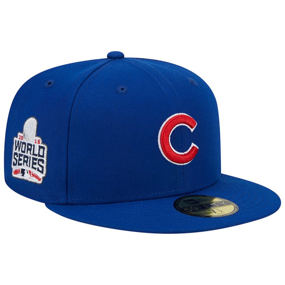 Chicago Cubs 2016 World Series Team Color 59FIFTY Fitted Hat Royal | New Era