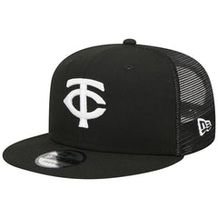Minnesota Twins Trucker 9FIFTY Snapback Hat Black | New Era