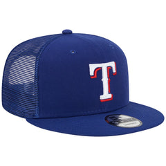 Texas Rangers Team Color Trucker 9FIFTY Snapback Hat Royal | New Era