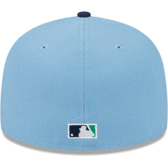 Chicago White Sox Green Undervisor 59FIFTY Fitted Hat Light Blue/Navy | New Era