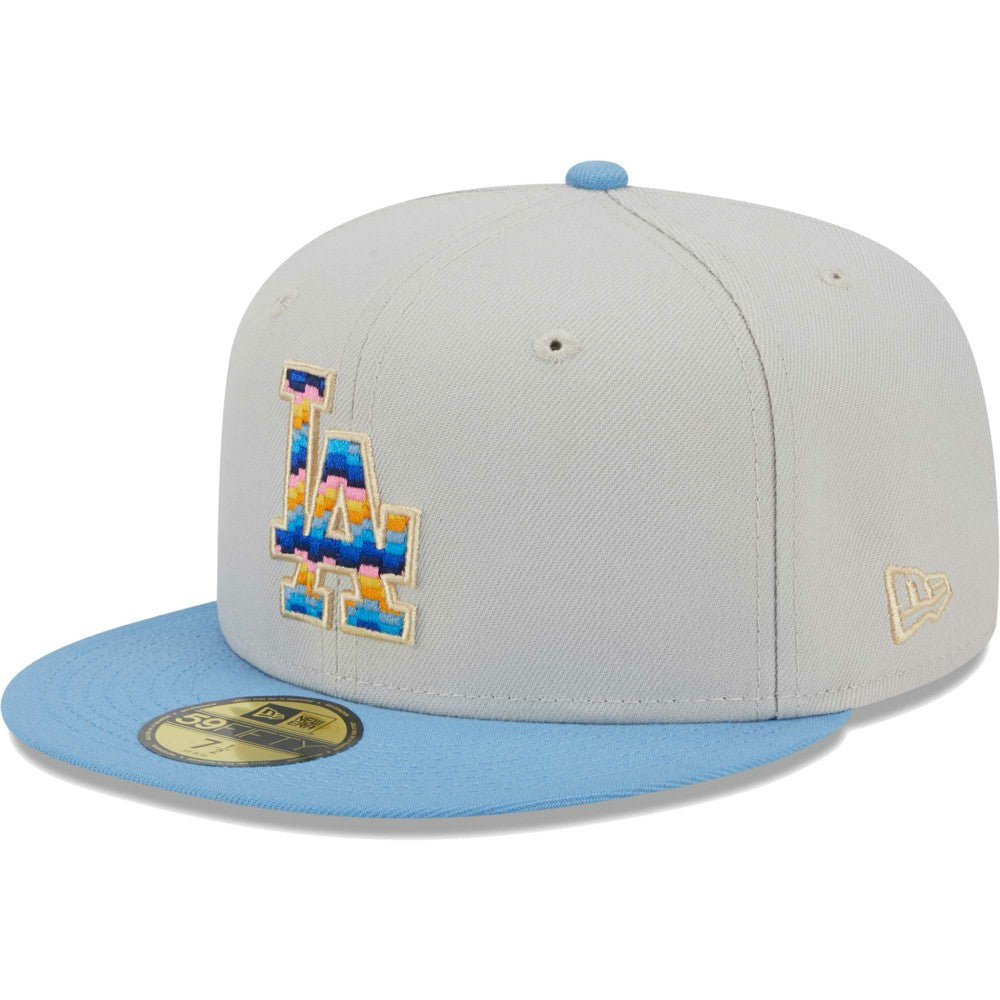 Los Angeles Dodgers Beach Front 59FIFTY Fitted Hat Natural | New Era