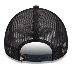 Houston Astros Stacked A-Frame Trucker 9FORTY Adjustable Hat White/Navy | New Era