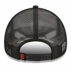 San Francisco Giants Stacked A-Frame Trucker 9FORTY Adjustable Hat White/Black | New Era