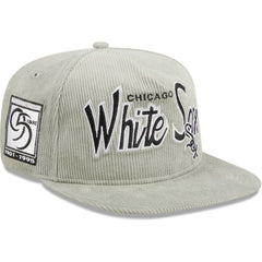 Chicago White Sox Corduroy Golfer Adjustable Hat Gray | New Era