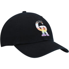 Colorado Rockies Team Pride Clean Up Adjustable Hat Black | 47 brand