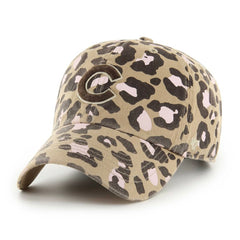 Chicago Cubs Women's Bagheera Clean Up Adjustable Hat Khaki | 47 brand