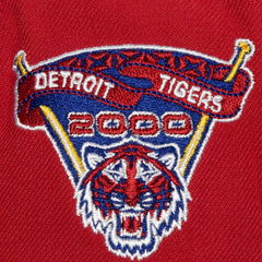 Detroit Tigers Hometown Snapback Hat Red/Royal | Mitchell & Ness