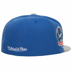 Los Angeles Dodgers Bases Loaded Fitted Hat Royal/Gray | Mitchell & Ness