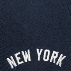 New York Yankees Bases Loaded Fitted Hat Navy/Gray | Mitchell & Ness
