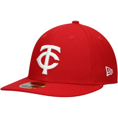 Minnesota Twins Low Profile 59FIFTY Fitted Hat Scarlet | New Era