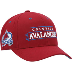 Colorado Avalanche Mitchell & Ness LOFI Pro Snapback Hat Burgundy