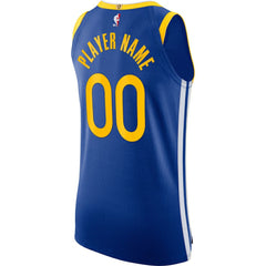 Golden State Warriors 2020/21 Authentic Custom Jersey Blue sale - Icon Edition
