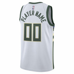 Milwaukee Bucks 2020/21 Swingman Custom Jersey - Association Edition - White
