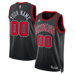 Chicago Bulls Jordan Brand Unisex 2022/23 Swingman Custom Jersey sale - Statement Editi- Black for sale