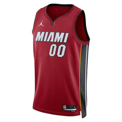 Miami Heat Jordan Brand Unisex 2022/23 Swingman Custom Jersey - Statement Edition - Red sale