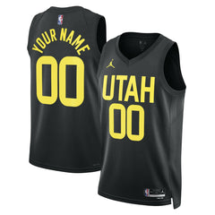 Utah Jazz Jordan Brand Unisex 2022/23 Swingman Custom Jersey - Statement Edition - Black discount