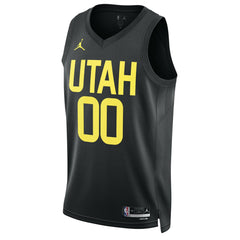 Utah Jazz Jordan Brand Unisex 2022/23 Swingman Custom Jersey - Statement Edition - Black discount