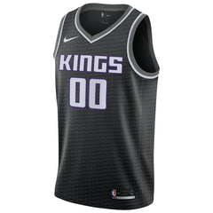 Sacramento Kings Swingman Custom Jersey Black - Statement Edition