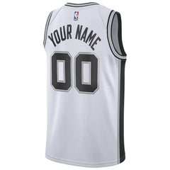 San Antonio Spurs Custom Swingman Jersey White - Association Edition