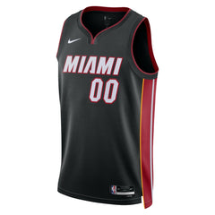 Miami Heat Unisex Swingman Custom Jersey Black - Icon Edition