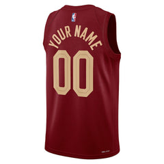 Cleveland Cavaliers Unisex Swingman Custom Jersey Burgundy sale - Icon Edition
