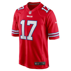 Josh Allen Buffalo Bills Alternate Game Jersey - Red