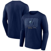 Memphis Grizzlies Huddle Long Sleeve T-Shirt Navy discount