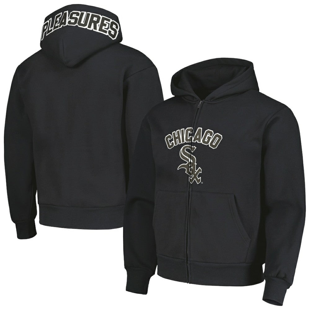 Chicago White Sox PLEASURES Opening Day Full-Zip Hoodie Black