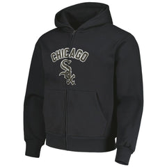 Chicago White Sox PLEASURES Opening Day Full-Zip Hoodie Black