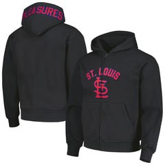 St. Louis Cardinals PLEASURES Opening Day Full-Zip Hoodie Black