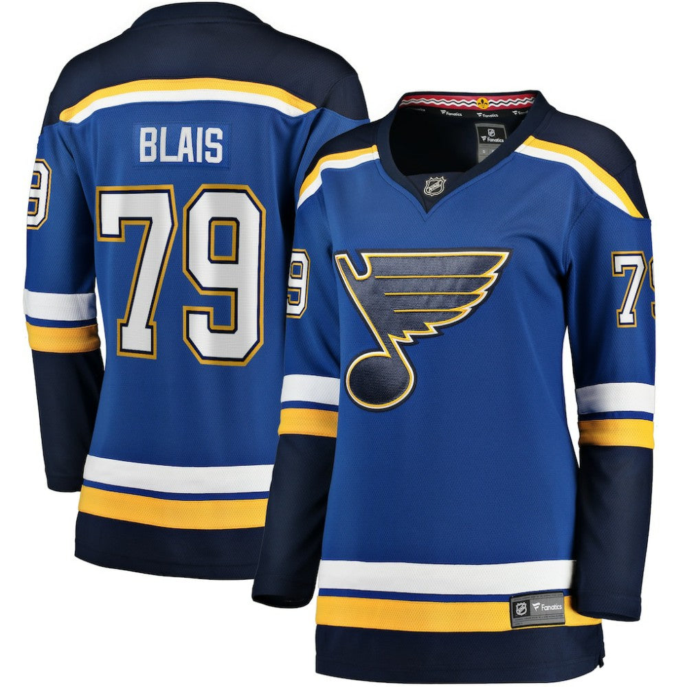 Sammy Blais St. Louis Blues Women's Fanatics Home Breakaway Jersey Blue