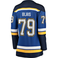 Sammy Blais St. Louis Blues Women's Fanatics Home Breakaway Jersey Blue
