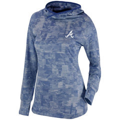 Atlanta Braves Women's Omni-Wick Sunday Ball Pullover Hoodie Navy | Columbia