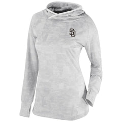 San Diego Padres Women's Omni-Wick Sunday Ball Pullover Hoodie White | Columbia