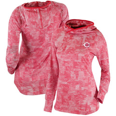 Cincinnati Reds Women's Omni-Wick Sunday Ball Pullover Hoodie Red | Columbia