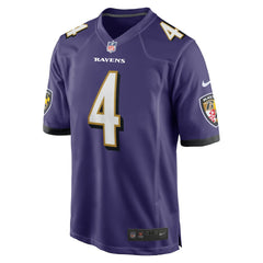 Zay Flowers Baltimore Ravens Game Jersey - Purple