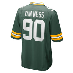 Lukas Van Ness Green Bay Packers Game Jersey - Green