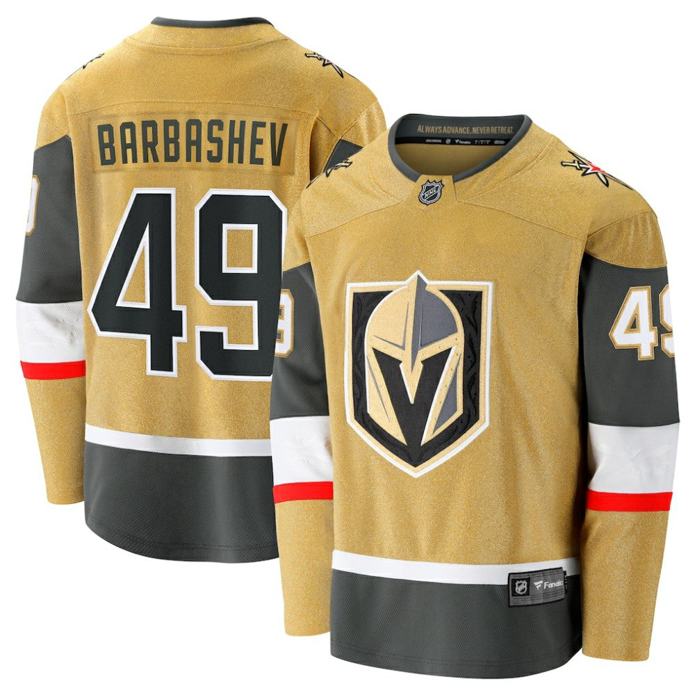 Ivan Barbashev Vegas Golden Knights Fanatics Home Breakaway Jersey Gold
