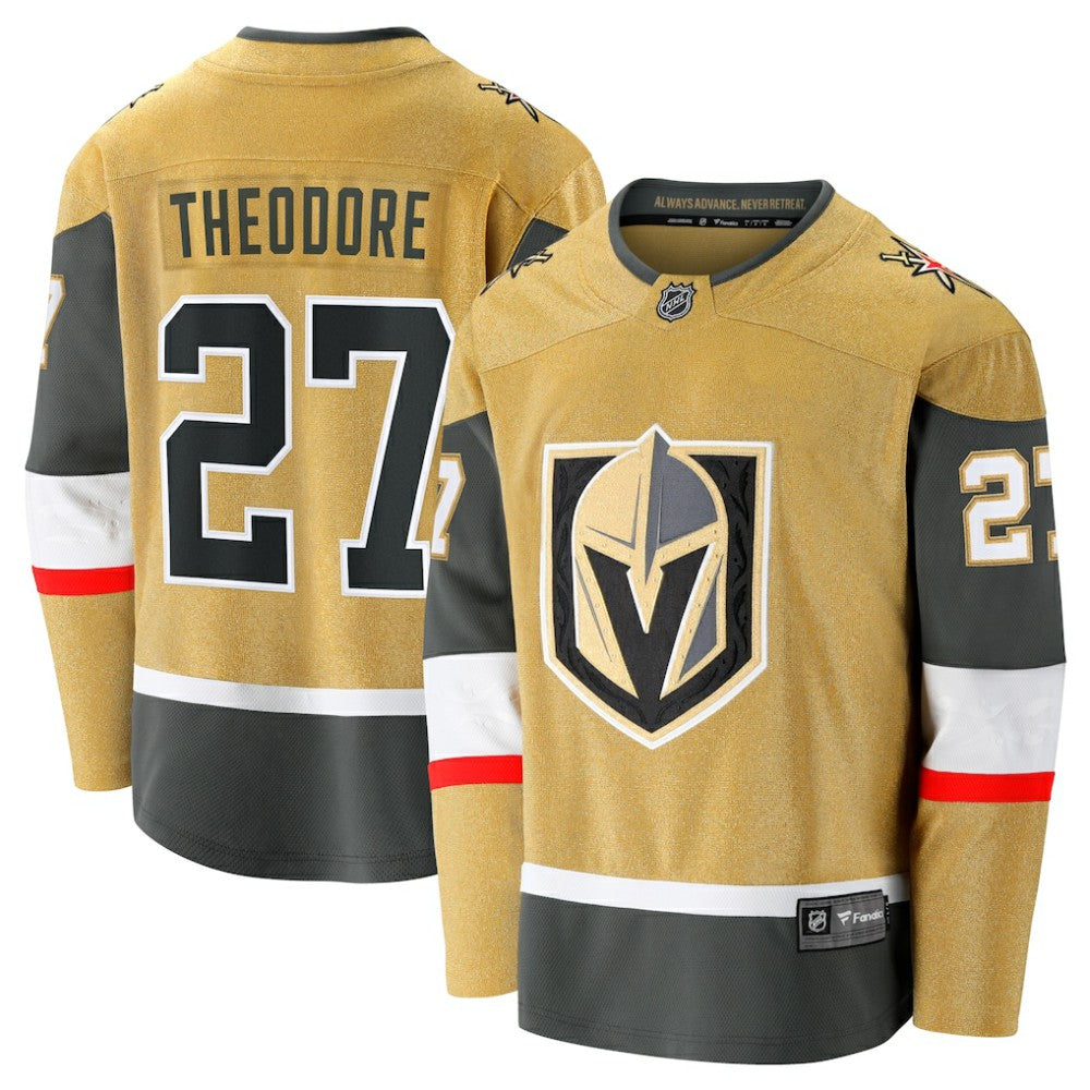 Shea Theodore Vegas Golden Knights Fanatics Home Breakaway Jersey Gold