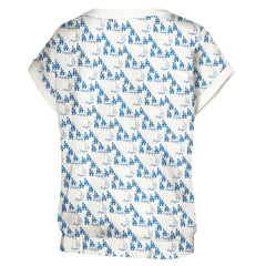 Los Angeles Dodgers Lusso Women's Madge Dolman Tri-Blend T-Shirt White
