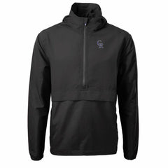 Colorado Rockies Cutter & Buck Charter Eco Recycled Half-Zip Anorak Jacket Black