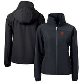 San Francisco Giants Cutter & Buck Women's Charter Eco Recycled Full-Zip Jacket Black