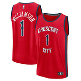 Zion Williamson New Orleans Pelicans Fast Break Replica Jersey - Statement Edition - Red