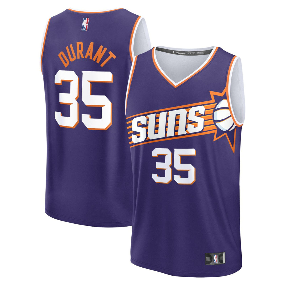 Kevin Durant Phoenix Suns Fast Break Replica Jersey - Icon Edition - Purple