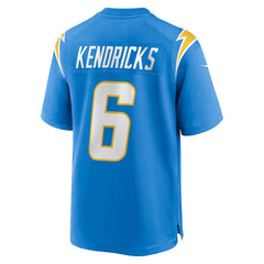 Eric Kendricks Los Angeles Chargers Game Player Jersey - Powder Blue