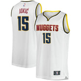 Nikola Jokic Denver Nuggets Fast Break Player Jersey sale - Association Editi- White