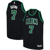 Jaylen Brown Boston Celtics Jordan Brand Youth Swingman Jersey - Statement Edition - Black on sale