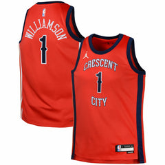 Zion Williamson New Orleans Pelicans Jordan Brand Swingman Jersey Statement - Red shop