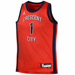 Zion Williamson New Orleans Pelicans Jordan Brand Swingman Jersey Statement - Red shop